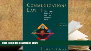 Kindle eBooks  Communications Law: Liberties, Restraints, and the Modern Media (Wadsworth Series