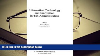 Kindle eBooks  Information Technology and Innovation in Tax Administration (Law and Electronic