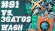 POKÉMON K.O. #91 - Vs. 3gatos | Wash | Batalha Competitiva | Smogon OU || Klaw Office