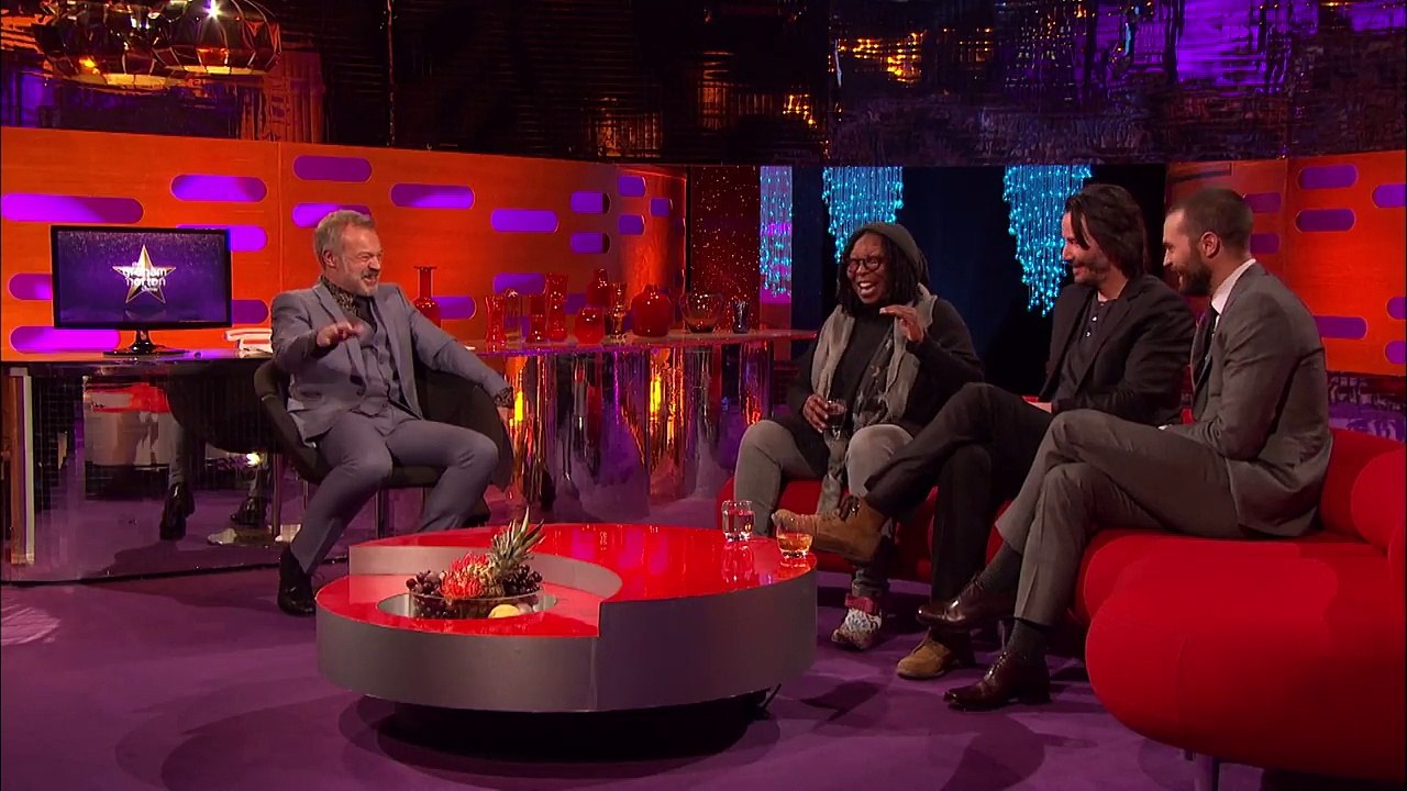 Whoopi Goldberg Freaks Out Keanu Reeves with Pubic Hair Talk  The Graham Norton Show