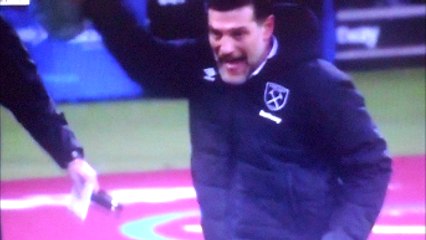 Slaven Bilic Goes Nuts And Breaks TV Mic After Late Equalizer vs West Ham!
