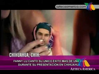 Fanny Lu repite su único éxito en sus conciertos