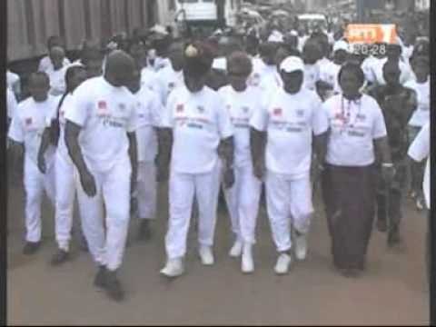 La caravane initiée par le ministre des sports et des loisirs fait une escale dans la ville de Man