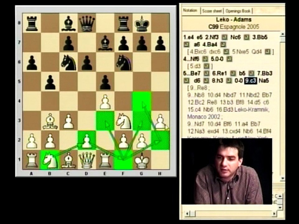 Espagnole une ouverture, qui fait encore les beaux jours de belles parties. Merci à Imeneo Échecs.