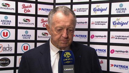 Ligue 1 - 25ème journée - Aulas réagit après la défaite de Lyon