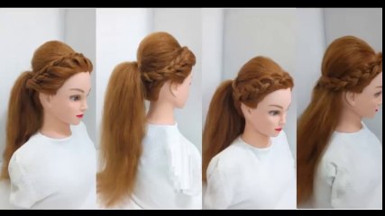 How to make a Boho Puff Ponytail Easy Hairstyles