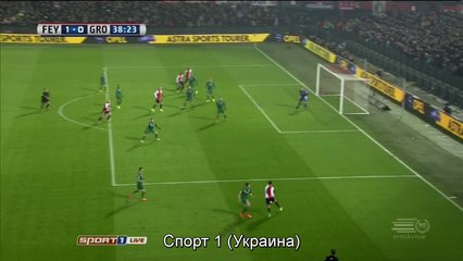 Jens Toornstra Goal HD - Feyenoord	1-0	Groningen 11.02.2017