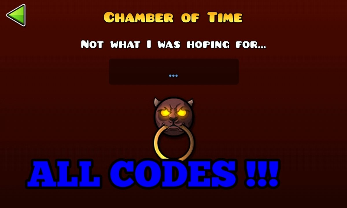 CHAMBER OF TIME TODOS OS CÓDIGOS SECRETOS !!! ALL CODES CHAMBER OF TIME