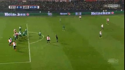 Jens Toornstra Second Goal HD - Feyenoord 2-0 Groningen 11.02.2017