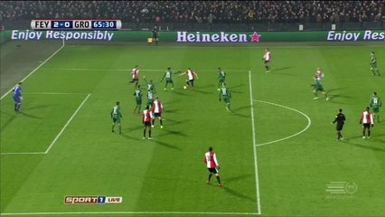 Jens Toornstra Goal HD - Feyenoord	2-0	Groningen 11.02.2017