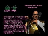 Dynasty Warriors 1 Dian Wei infos