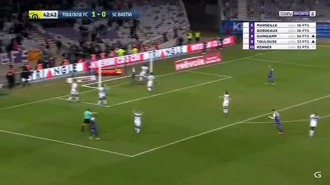 Toulouse 2 - 0 Bastia 11-02-2017