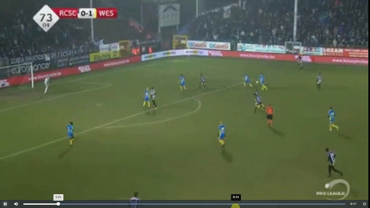 Marcq Goal - Sporting Charleroi vs Westerlo 1-1  11.02.2017 (HD)