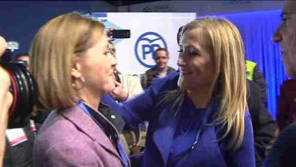 Cospedal recibe felicitaciones por su continuidad como secretaria general del PP