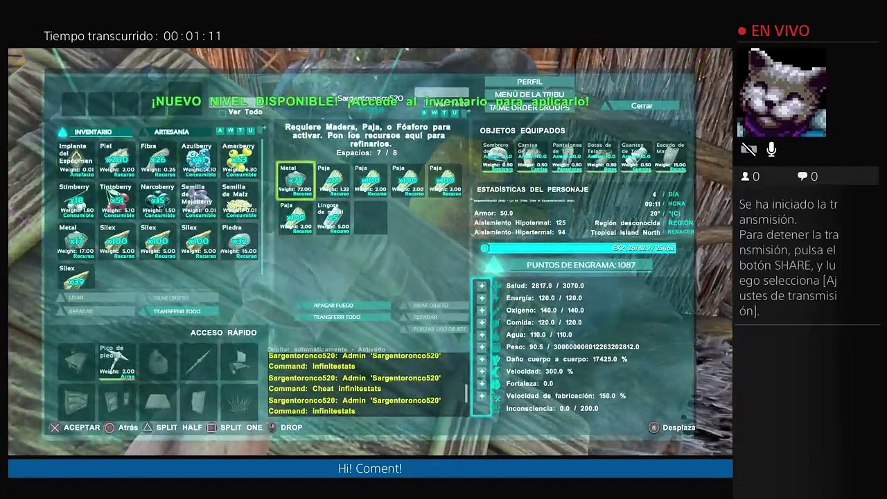 Transmisión de PS4 en vivo ARK Sargento (6)