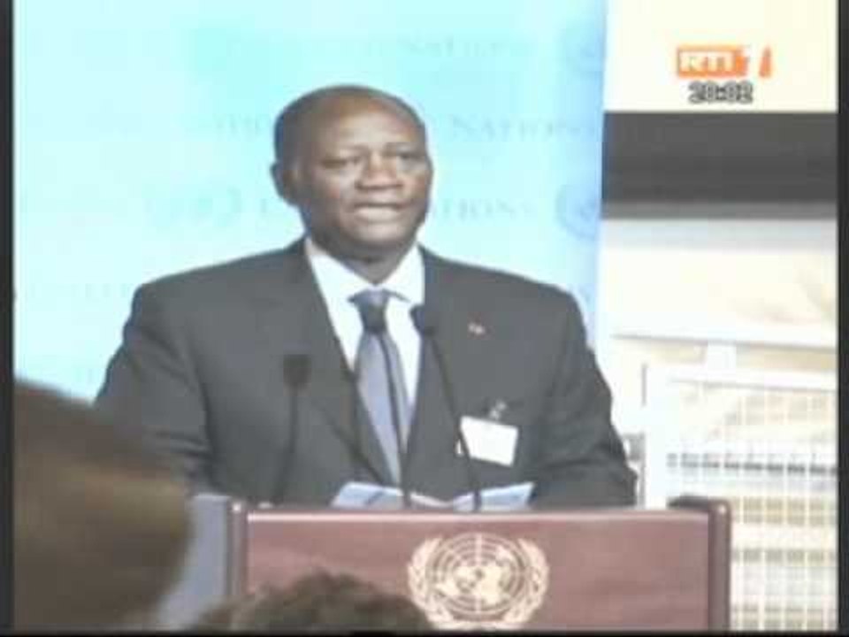 Le président Alassane Ouattara fait une adresse  sur la situation en Lybie