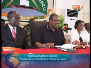 Le ministre des ex-combattants et des victimes de guerre visite Bingerville