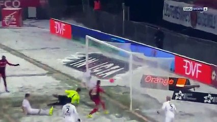 But de Mehdi Abeid - Dijon 1-0 Caen