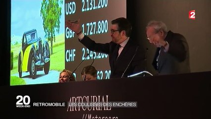 Rétromobile : les coulisses des enchères