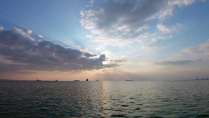 Timelapse 4K Παραλια Θεσσαλονικης -  Παραλια Ομπρελες