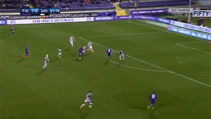 Fiorentina 2 - 0 Udinese Goal 62' Khouma Babacar İtaly Serie A matches