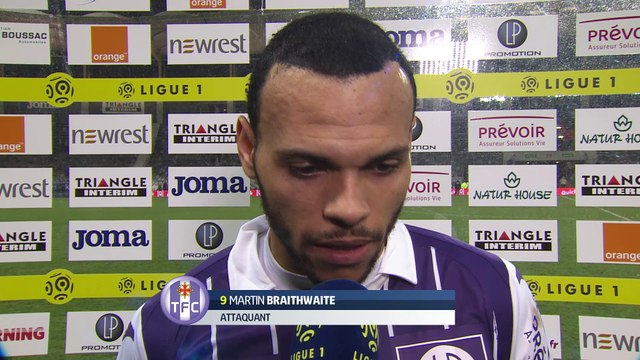 L'interview de Martin Braithwaite après TFC/Bastia