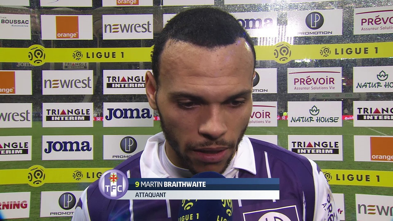 L'interview de Martin Braithwaite après TFC/Bastia