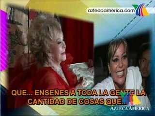 Ale Guzmán felicita desde el hospital su ma Silvia Pinal