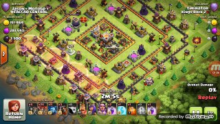NEW 2017 QUAD LAVA HOUND ATTACK- CLASH OF CLANS ATTACK AND PUSH STRATEGY - SUPERCELL
