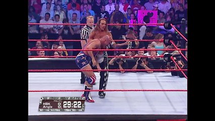 Iron Man: Kurt Angle vs. Shawn Michaels (RAW 2005-10-03)