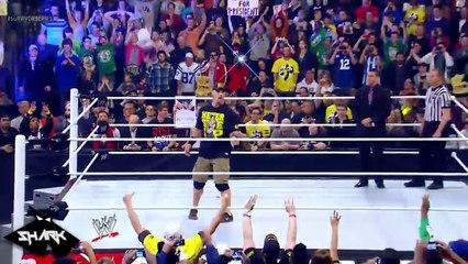 Cm punk vs John cena vs Ryback Survivor Series 2012 en español