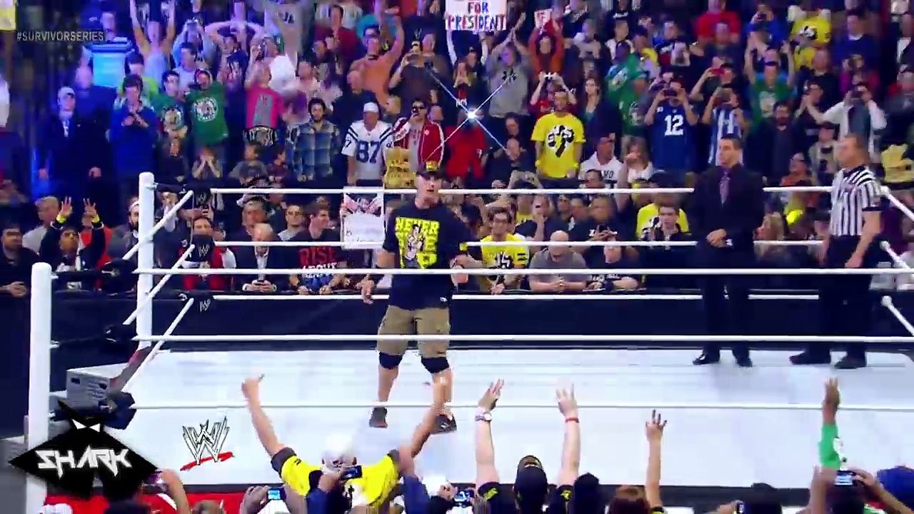 Cm punk vs John cena vs Ryback Survivor Series 2012 en español