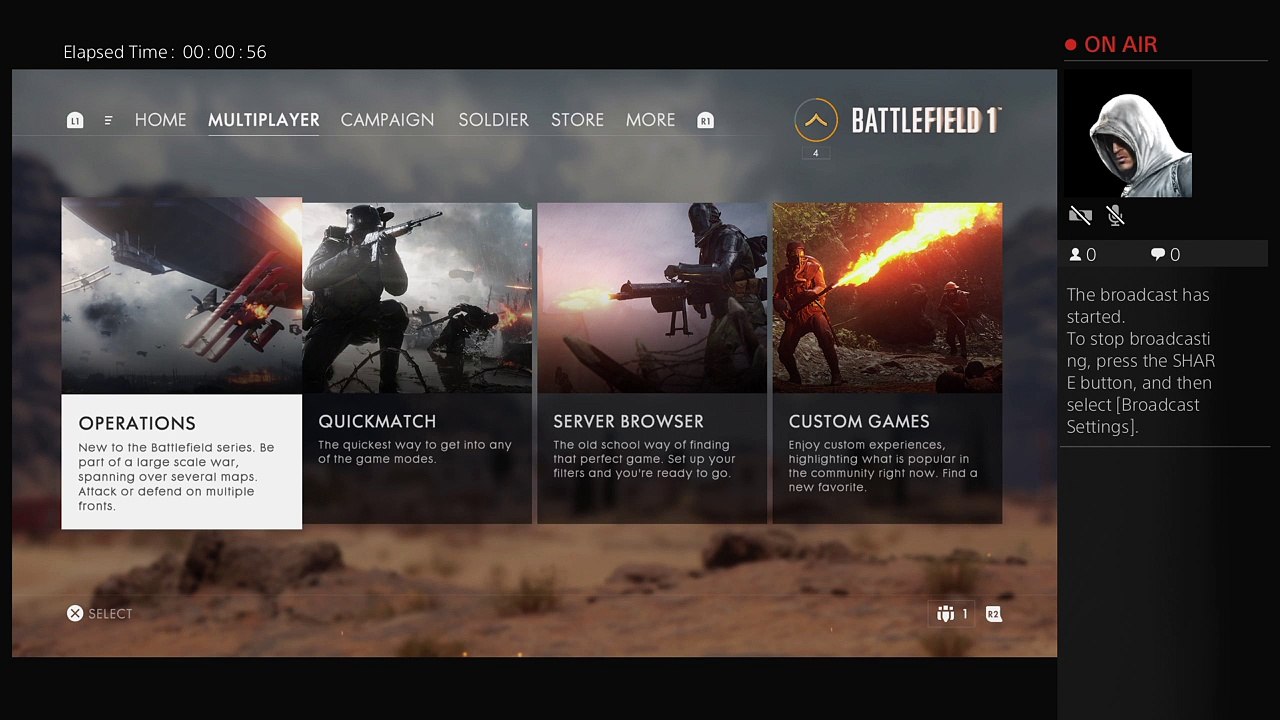 Battlefield 1 ps4