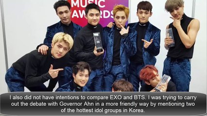 KBS news anchor apologizes for saying BTS is beating EXO in popularity