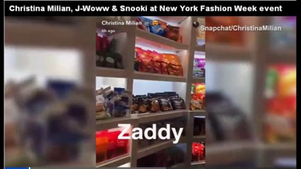 Christina Milian, J-Woww & Snooki at New York Fashion Week event