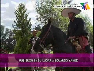 Eduardo Yañez amenazado por la producción