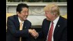 La poignée de main entre Trump et Shinzo Abe, dernière d'une longue série de malaises