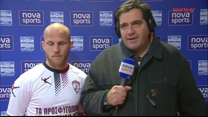 20η Ολυμπιακός-ΑΕΛ 2-0 2016-17 Δηλώσεις Αβραάμ, Ρέντζα