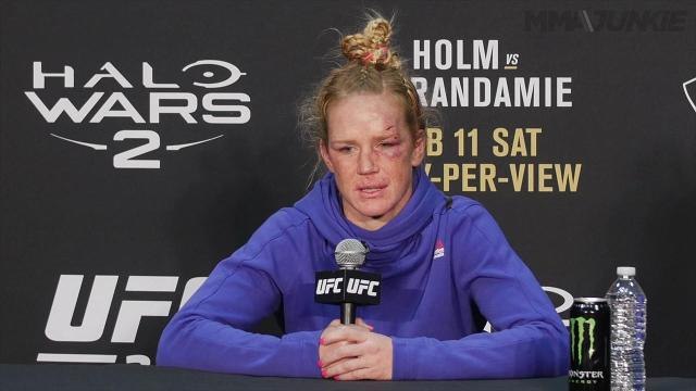 Emotional Holly Holm regrets not following coaches' plan to secure win at UFC 208