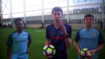 FOOTBALL CHALLENGES WITH RAHEEM STERLING, YAYA TOURE & WILLY
