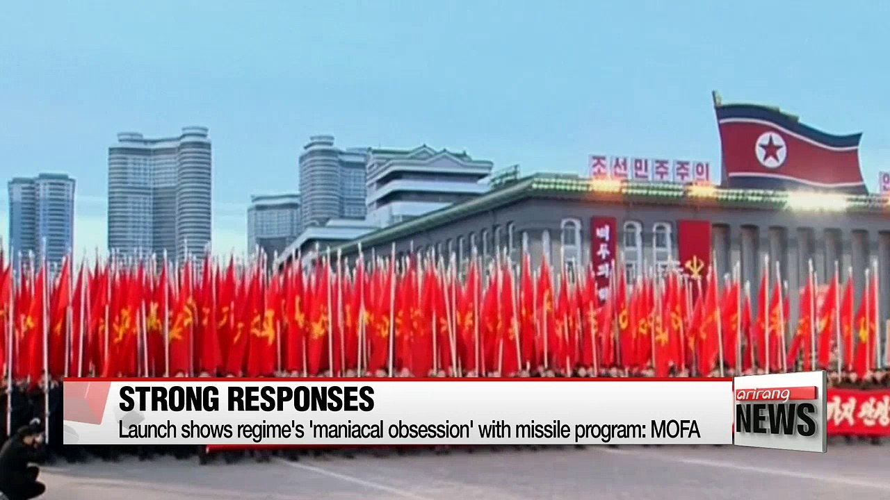 North Korea's missile test strongly condemned by international community