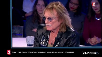 ONPC : Christophe raconte une anecdote surprenante sur Michel Polnareff ! (vidéo)