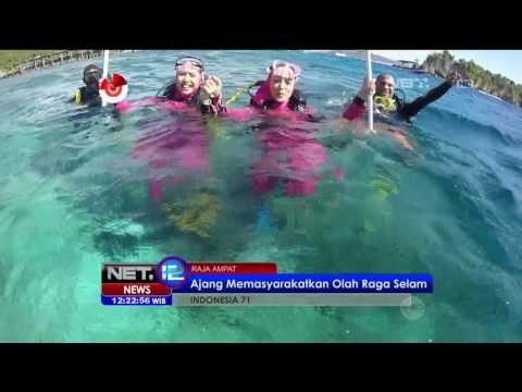 Upacara Pengibaran Bendera Bawah Laut Oleh Bhayangkari - NET12