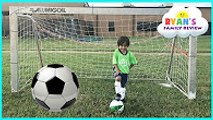 Family Fun Kids Outdoor Activities! Ryan First Soccer Practice and First Game Hi Ryan's Family Review 12 02 2017