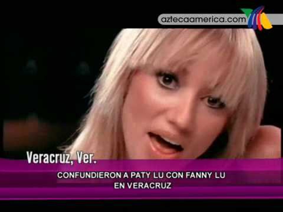 Confundieron a Paty Lu con Fanny Lu
