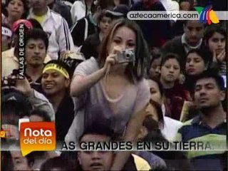 Impresionante recibimiento para Fabiola en Guatemala