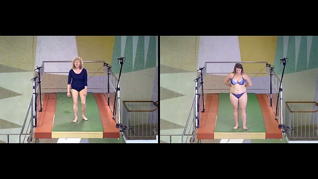 Pas facile de plonger de 10m de hauteur... Experience énorme