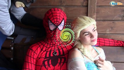 Spiderman & Frozen Elsa w/ Batman & Joker - Epic Superhero Battle Movie - Superheroes in Real Life