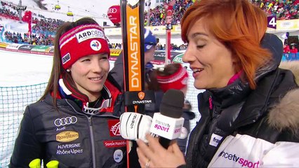 Mondiaux de ski : l'émotion de Romane Minadoli après la descente