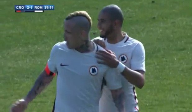 Radja Nainggolan Goal HD - Crotone 0-1 AS Roma 12.02.2017